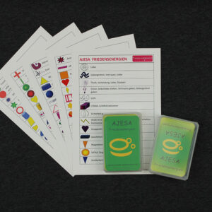 Kartenset Ajesa-Symbole mit Liste